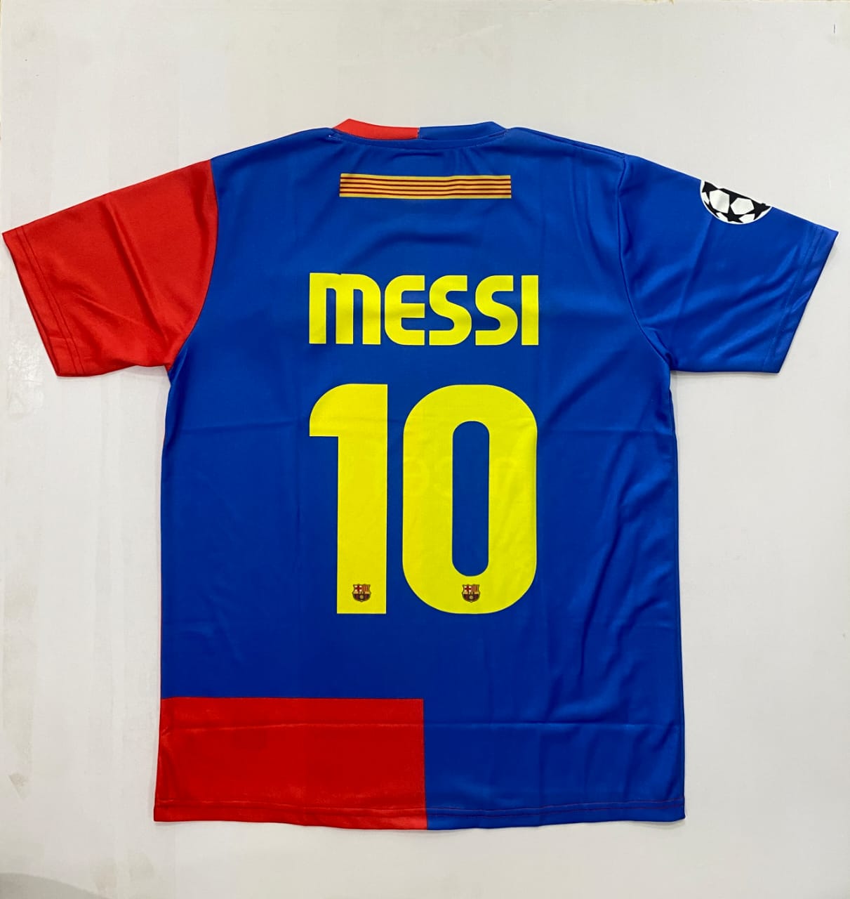 Barcelona 2009 Final Roma Edition Embroidery Jersey Messi