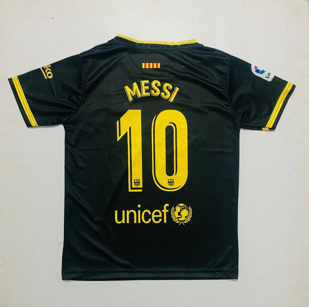 Barcelona 2020/2021 Away Jersey Embroidery Messi
