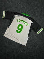 Liverpool 1993/1995 Collar Five Sleeve Away Jersey Torres