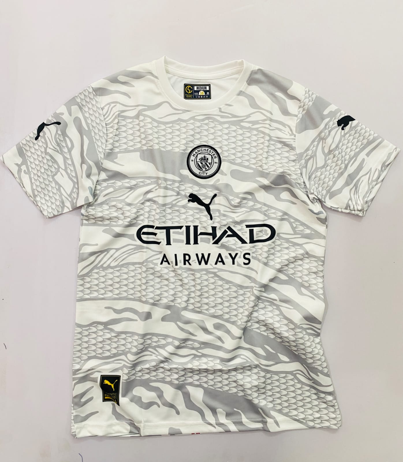 Manchester City Year of the Dragon Football Jerseys Embroidery