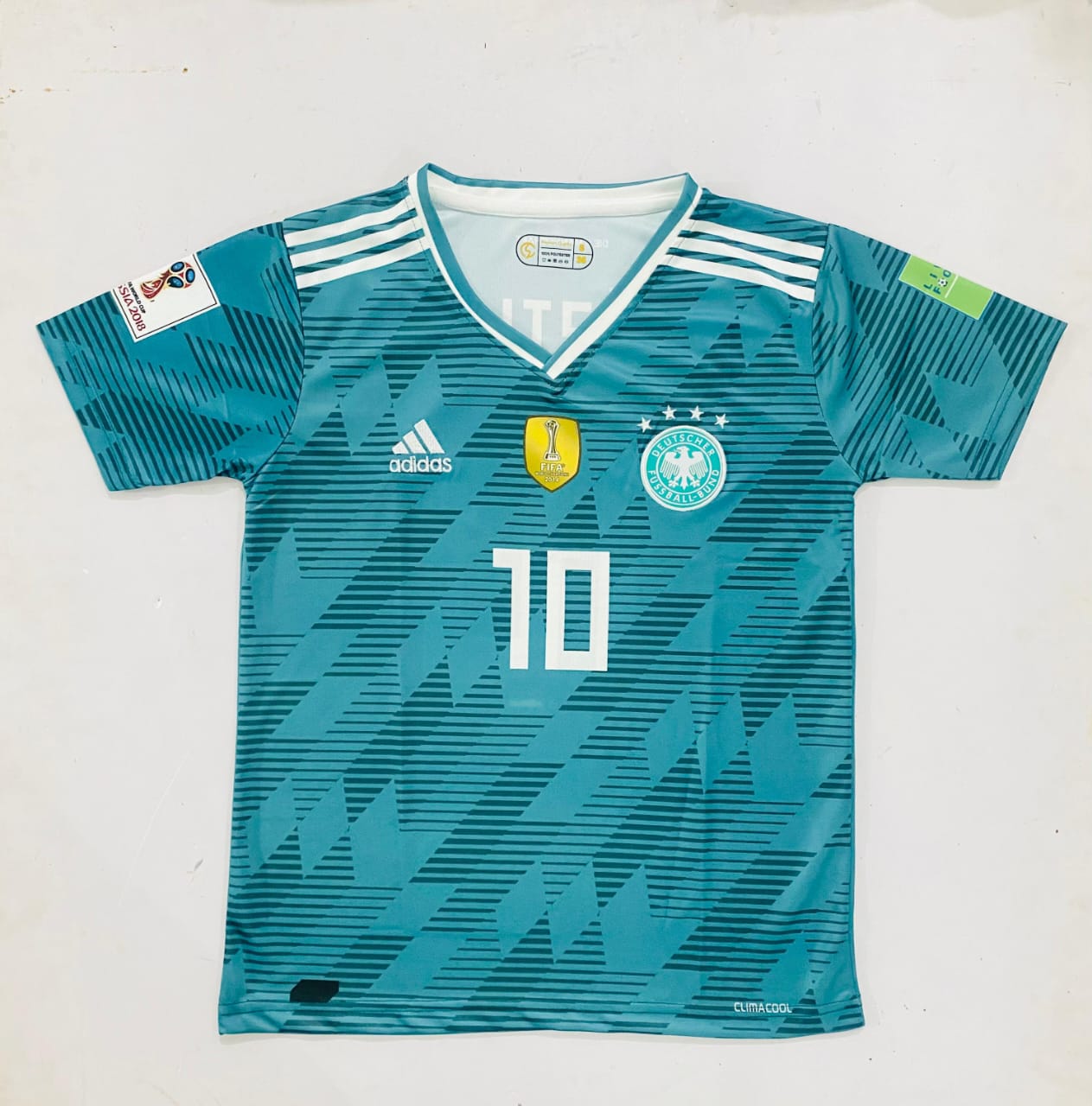 Germany 2018 Away Jersey Embroidery Ozil