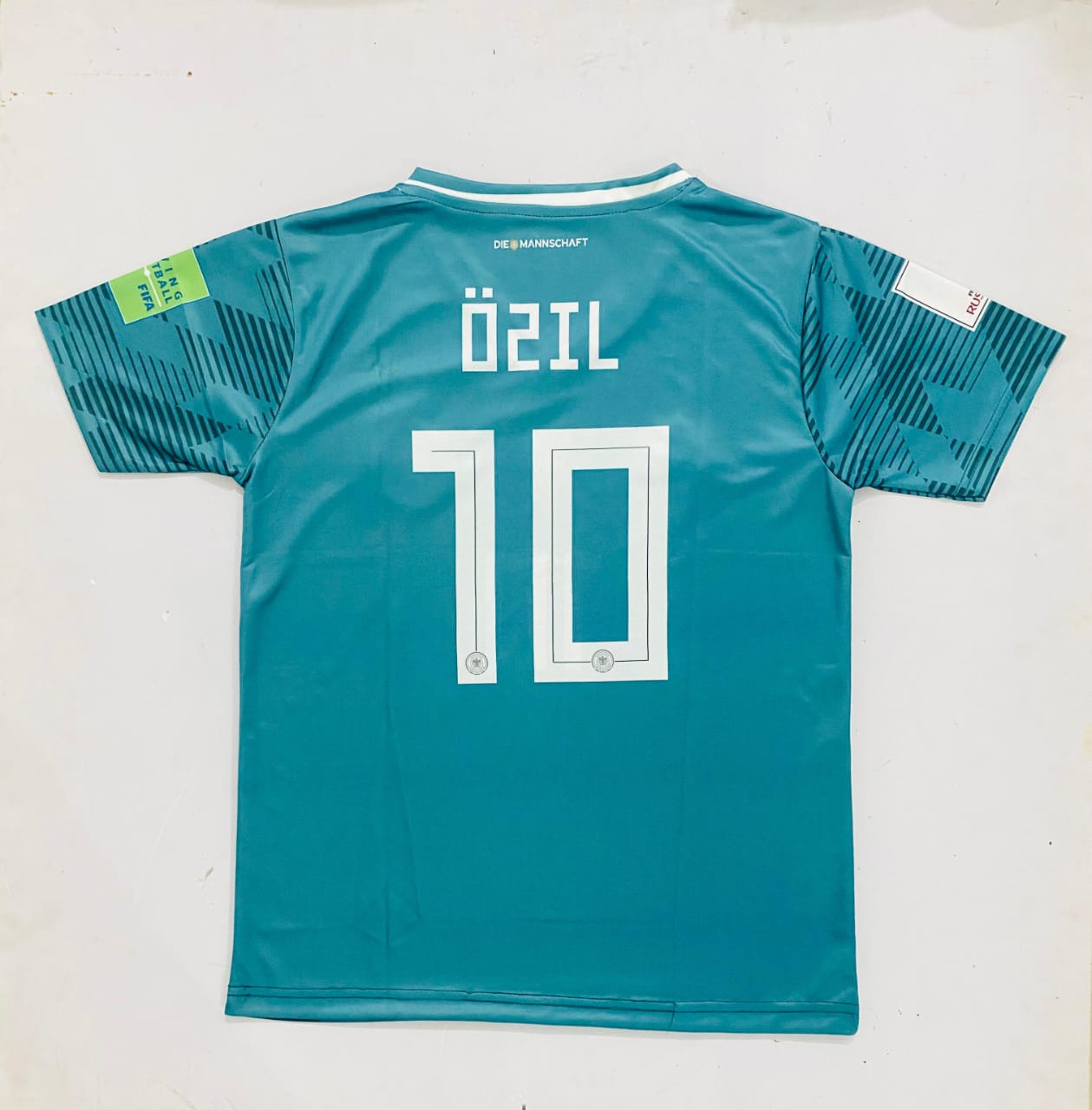 Germany 2018 Away Jersey Embroidery Ozil