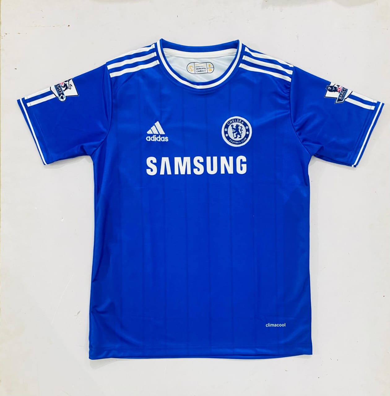 Chelsea 2013/2014 Home Jersey Embroidery Hazard