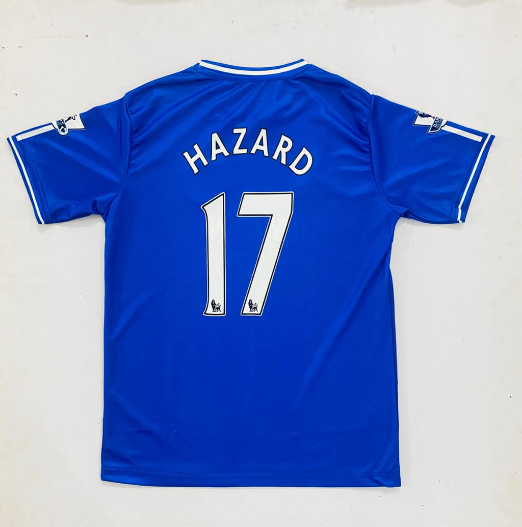 Chelsea 2013/2014 Home Jersey Embroidery Hazard