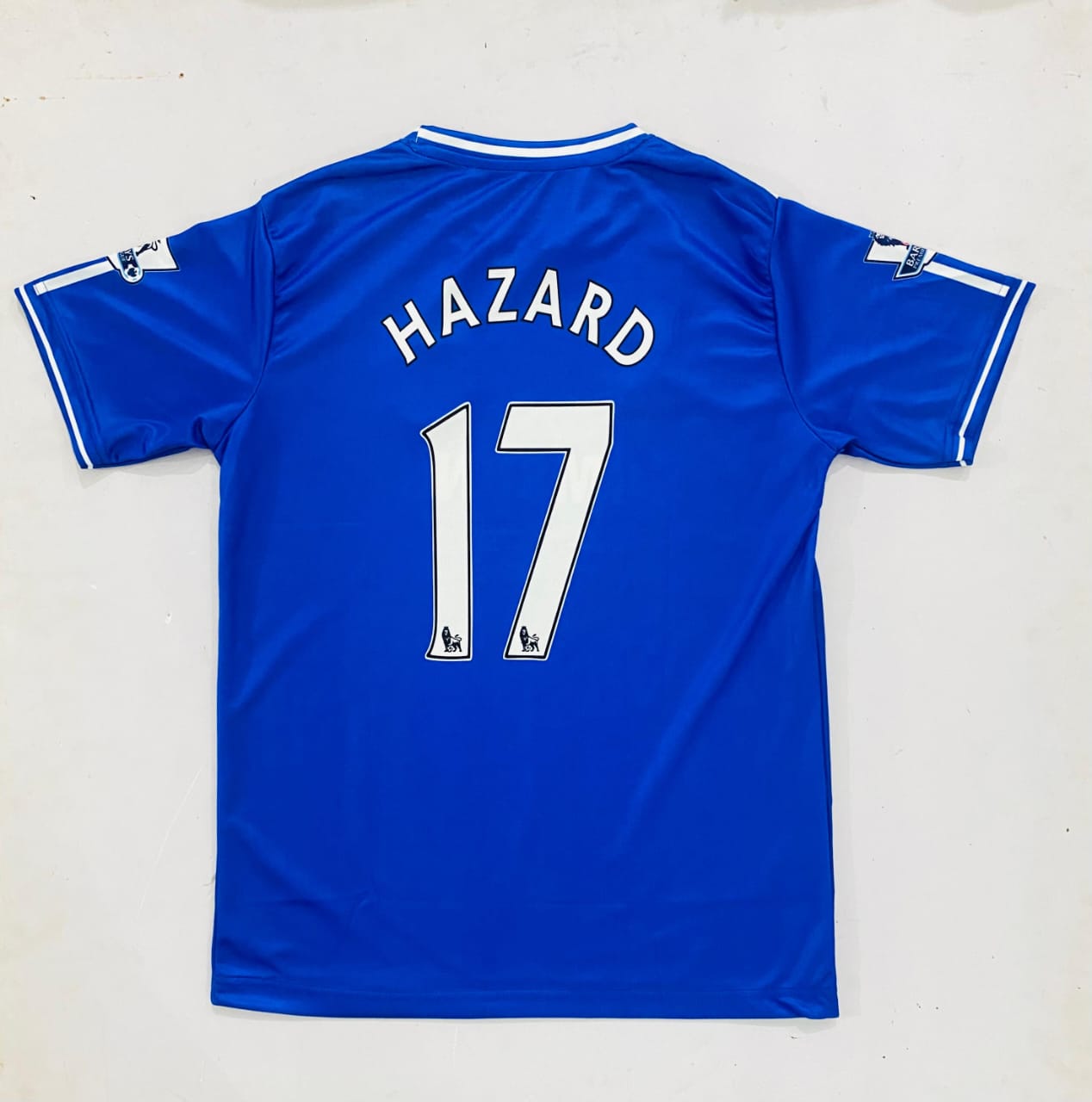 Chelsea 2013/2014 Home Jersey Embroidery Hazard