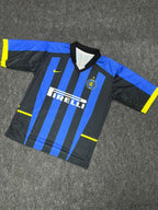 INTER MILAN 2002/03 HOME KIT COLLAR RETRO BATISTUTA