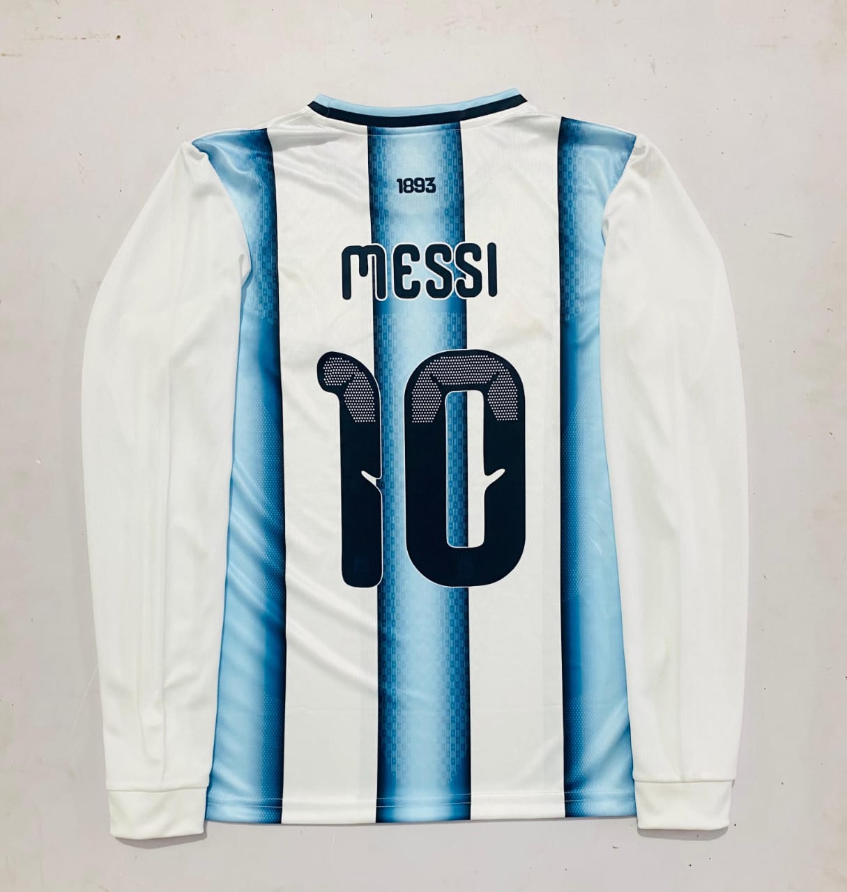 Argentina 2026 Full Sleeve Embroidery Home Jersey Messi