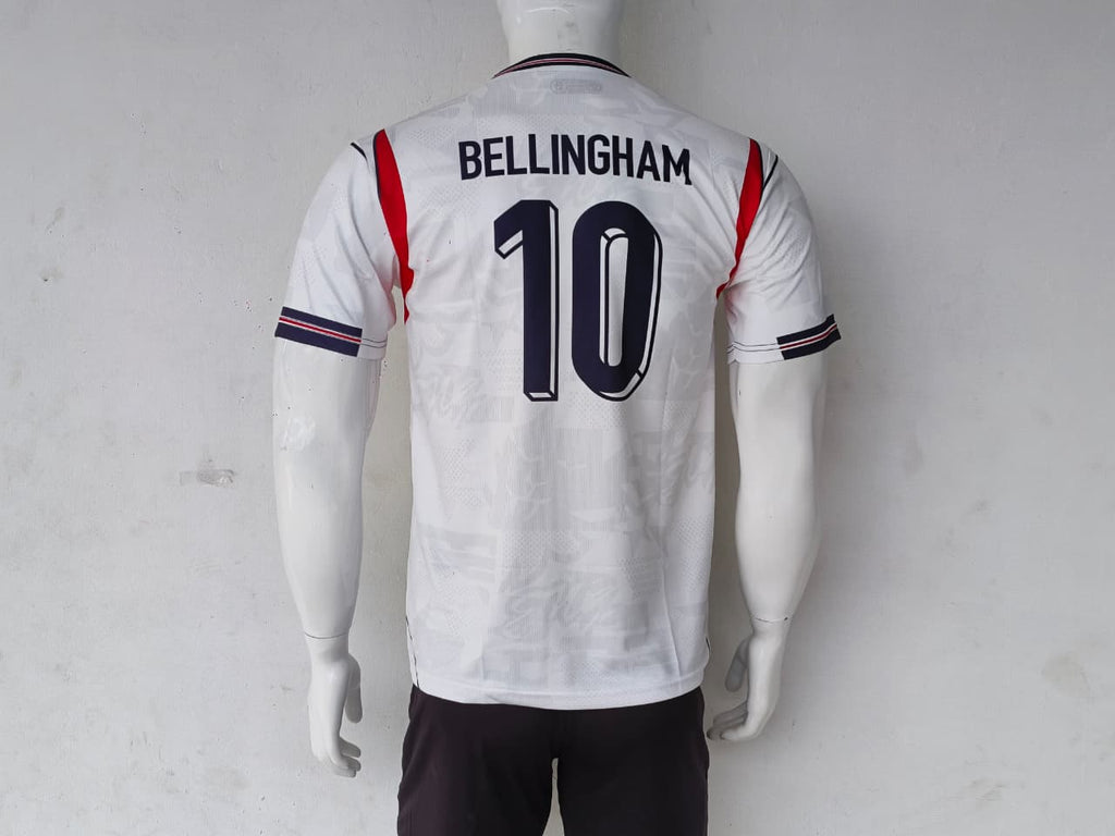 ENGLAND 2026 WORLD CUP HOME JERSEY EMBROIDERY BELLINGHAM