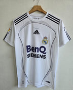 REAL MADRID 2006/2007 HOME JERSEY EMBROIDERY