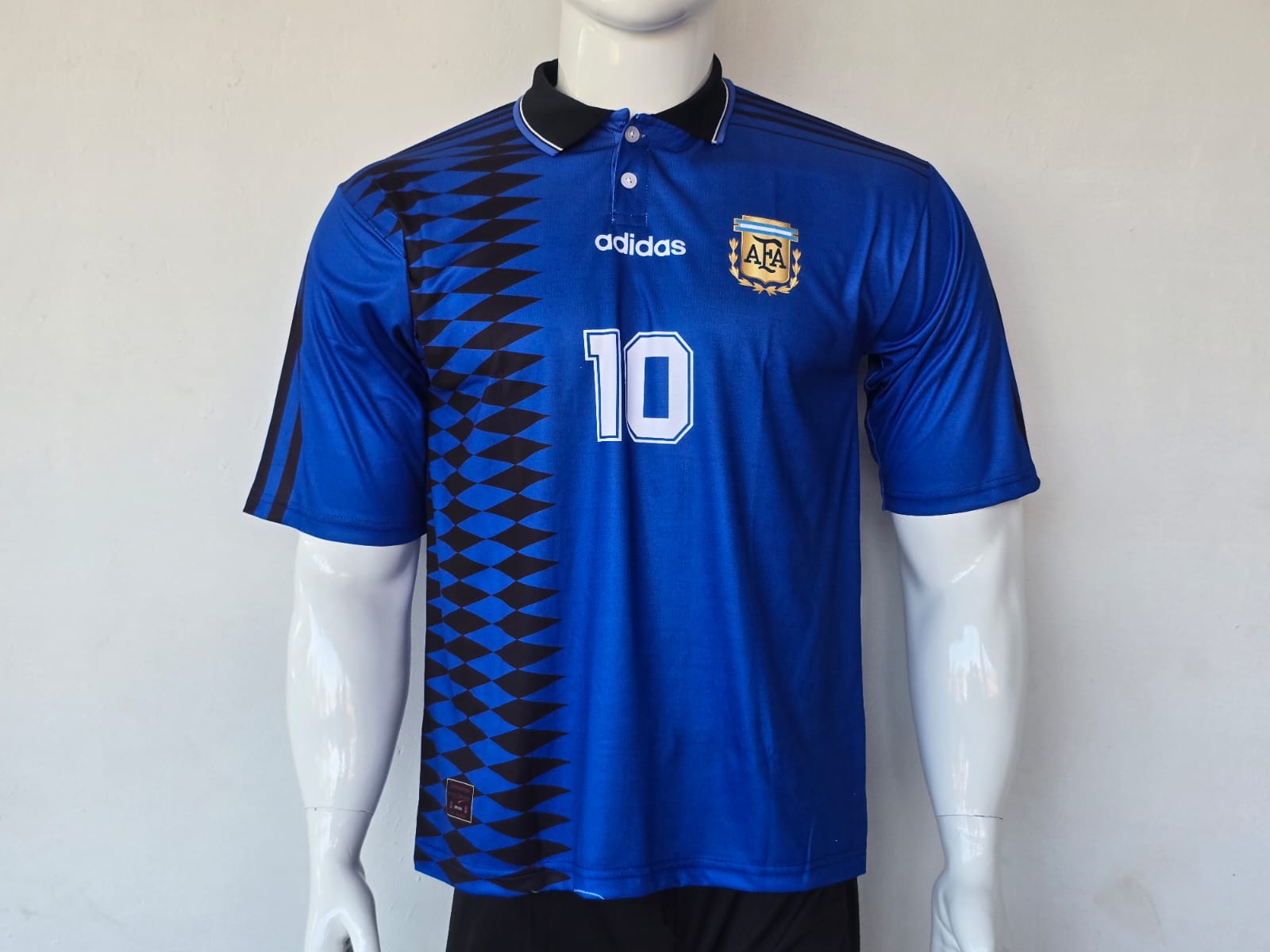 ARGENTINA 1994 COLLAR EMBROIDERY AWAY JERSEY