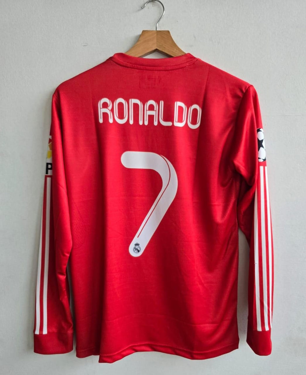 REAL MADRID 2011/2012 FULL SLEEVE EMBROIDERY THIRD KIT RONALDO