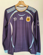 ARGENTINA 2006 FULL SLEEVE EMBROIDERY AWAY JERSEY MESSI