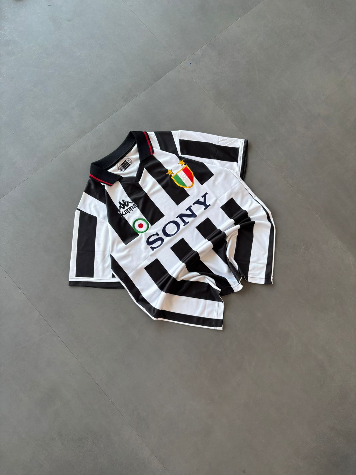 JUVENTUS 1995/1997 COLLAR EMBROIDERY HOME JERSEY DEL PIERO