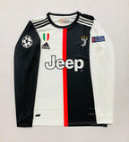 JUVENTUS 2019/2020 FULL SLEEVE EMBROIDERY HOME JERSEY RONALDO