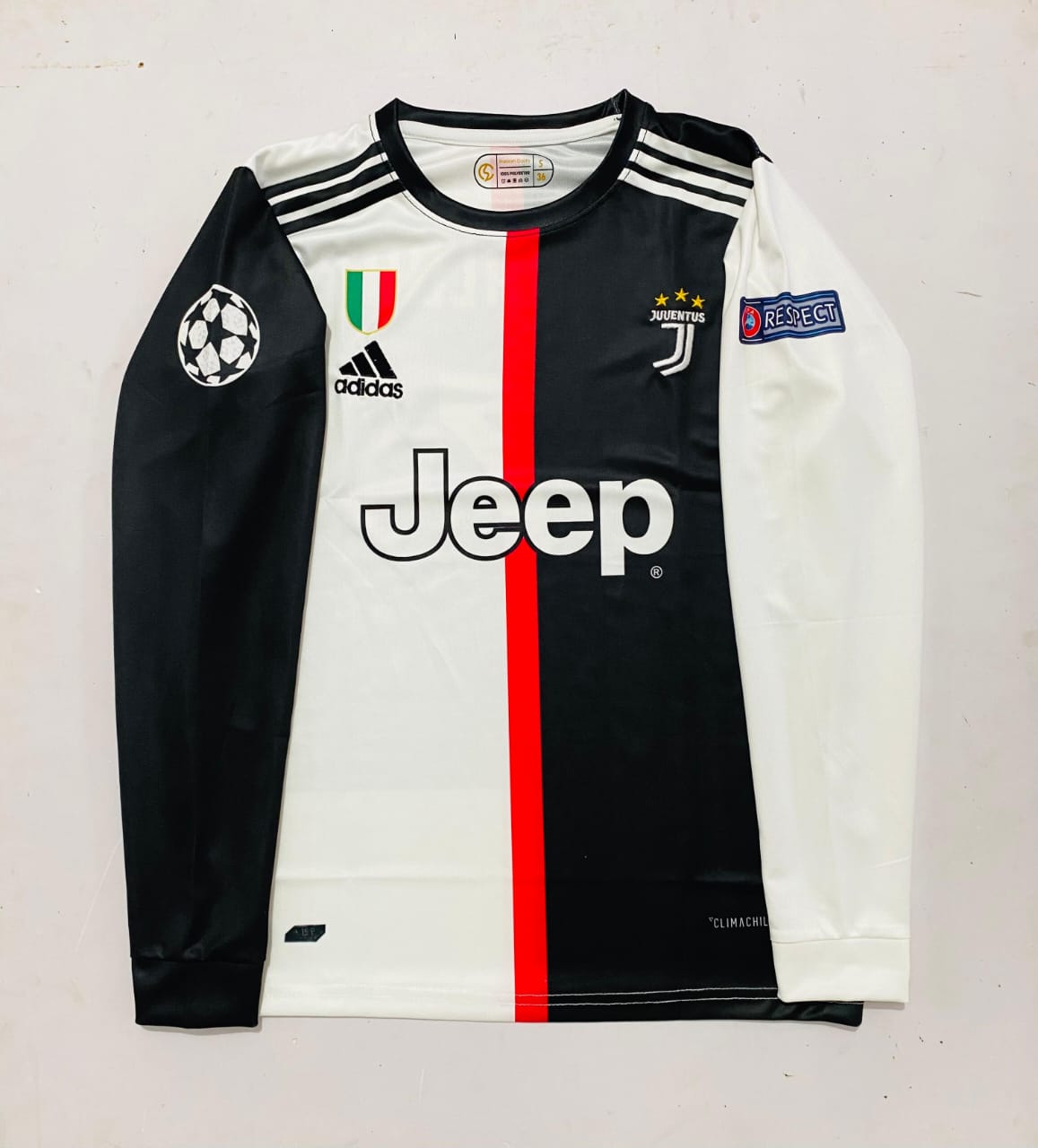 JUVENTUS 2019/2020 FULL SLEEVE EMBROIDERY HOME JERSEY RONALDO