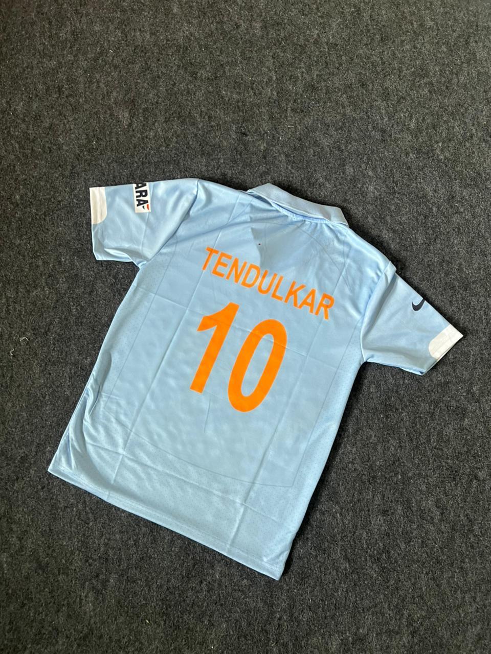 INDIAN CRICKET ODI JERSEY - SAHARA ERA 2007 COLLAR NECK