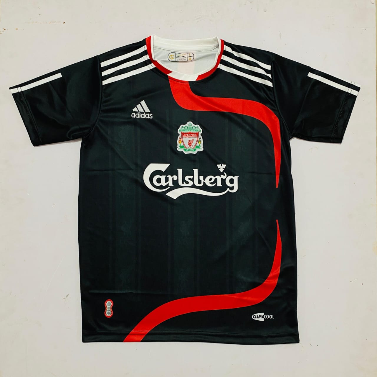 LIVERPOOL 2007 - 2008 EMBROIDERY THIRD JERSEY