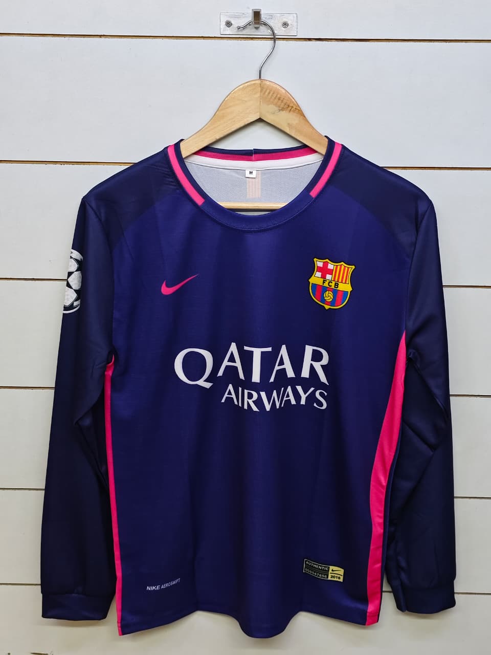 FC BARCELONA 2016 - 2017 FULL SLEEVE AWAY JERSEY NEYMAR