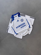 CHELSEA 2007 - 2008 FIVE COLLAR FIVE SLEEVE THRID JERSEY LAMPARD