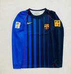 FC BARCELONA 2004 - 2005 FULL SLEEVE EMBROIDERY AWAY JERSEY RONALDINHO