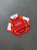 ARSENAL 2006 - 2008 COLLAR FIVE SLEEVE HOME JERSEY BERGKAMP