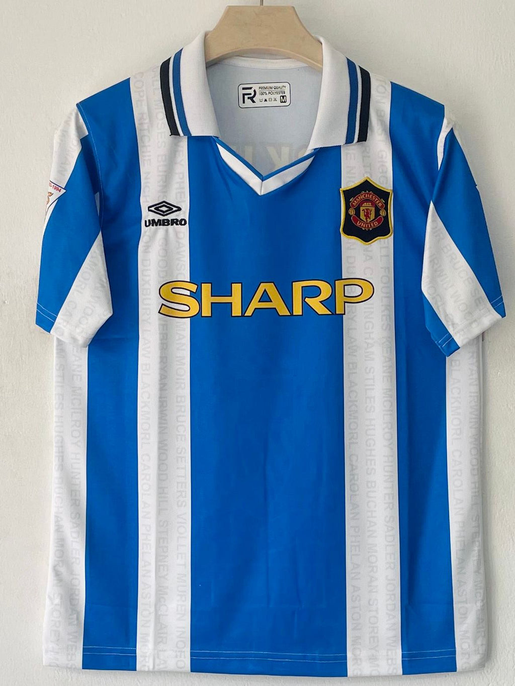 MANCHESTER UNITED 1994 - 1996 COLLAR EMBROIDERY THIRD JERSEY BECKHAM