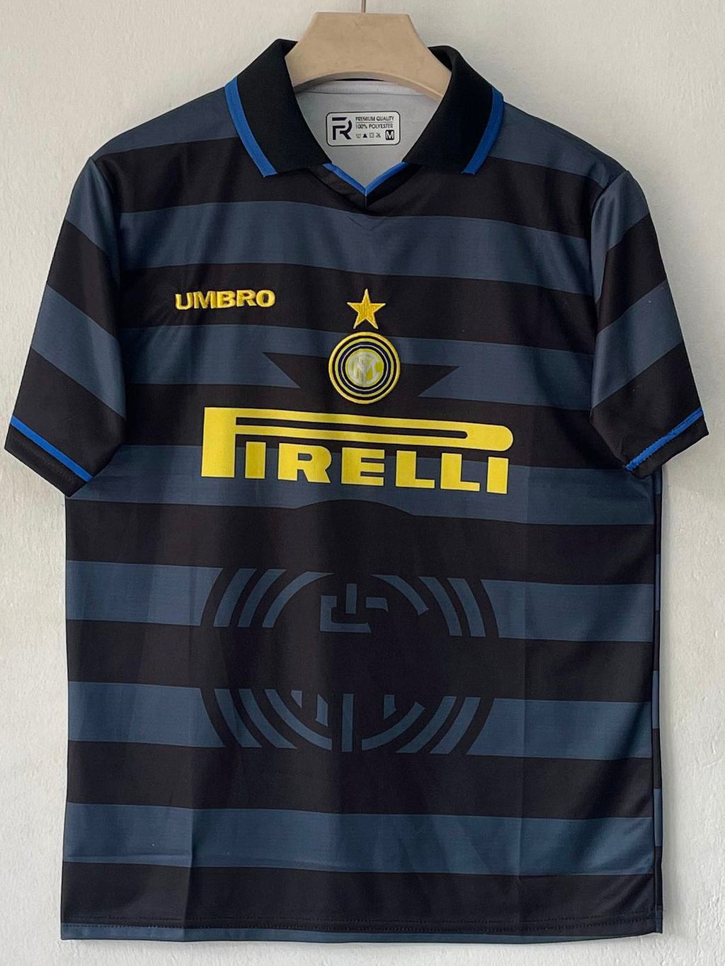 INTER MILAN 1997 - 1998 COLLAR EMBROIDERY THIRD JERSEY