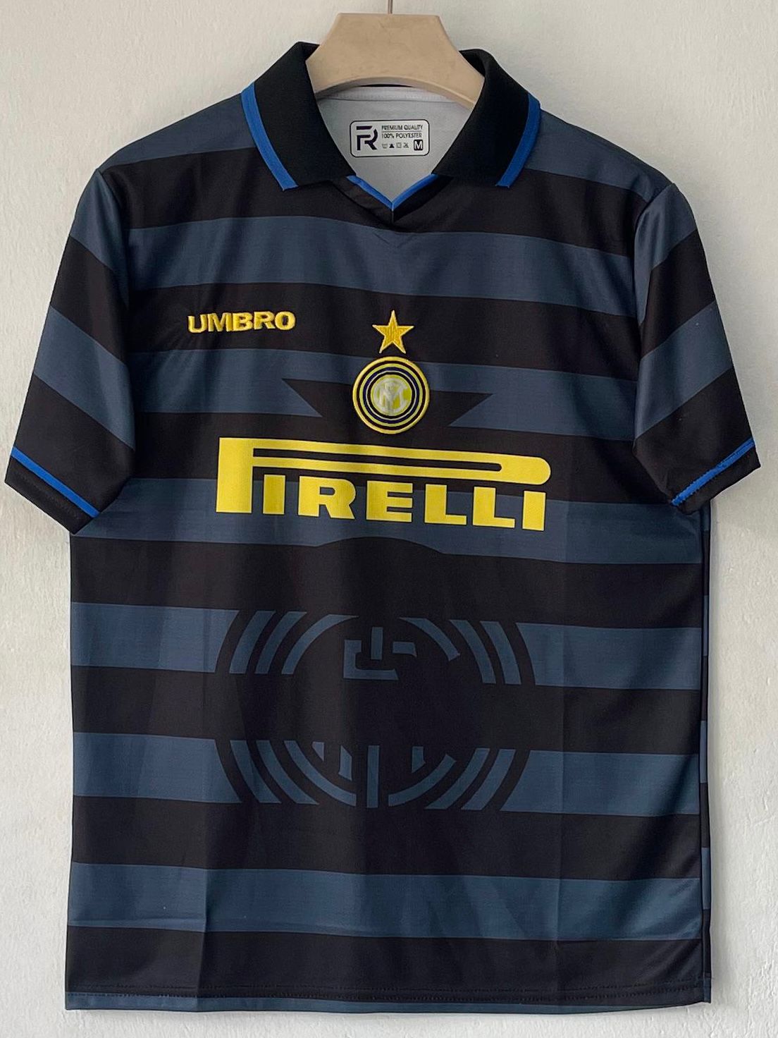 INTER MILAN 1997 - 1998 COLLAR EMBROIDERY THIRD JERSEY