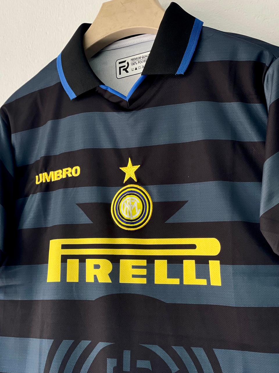 INTER MILAN 1997 - 1998 COLLAR EMBROIDERY THIRD JERSEY
