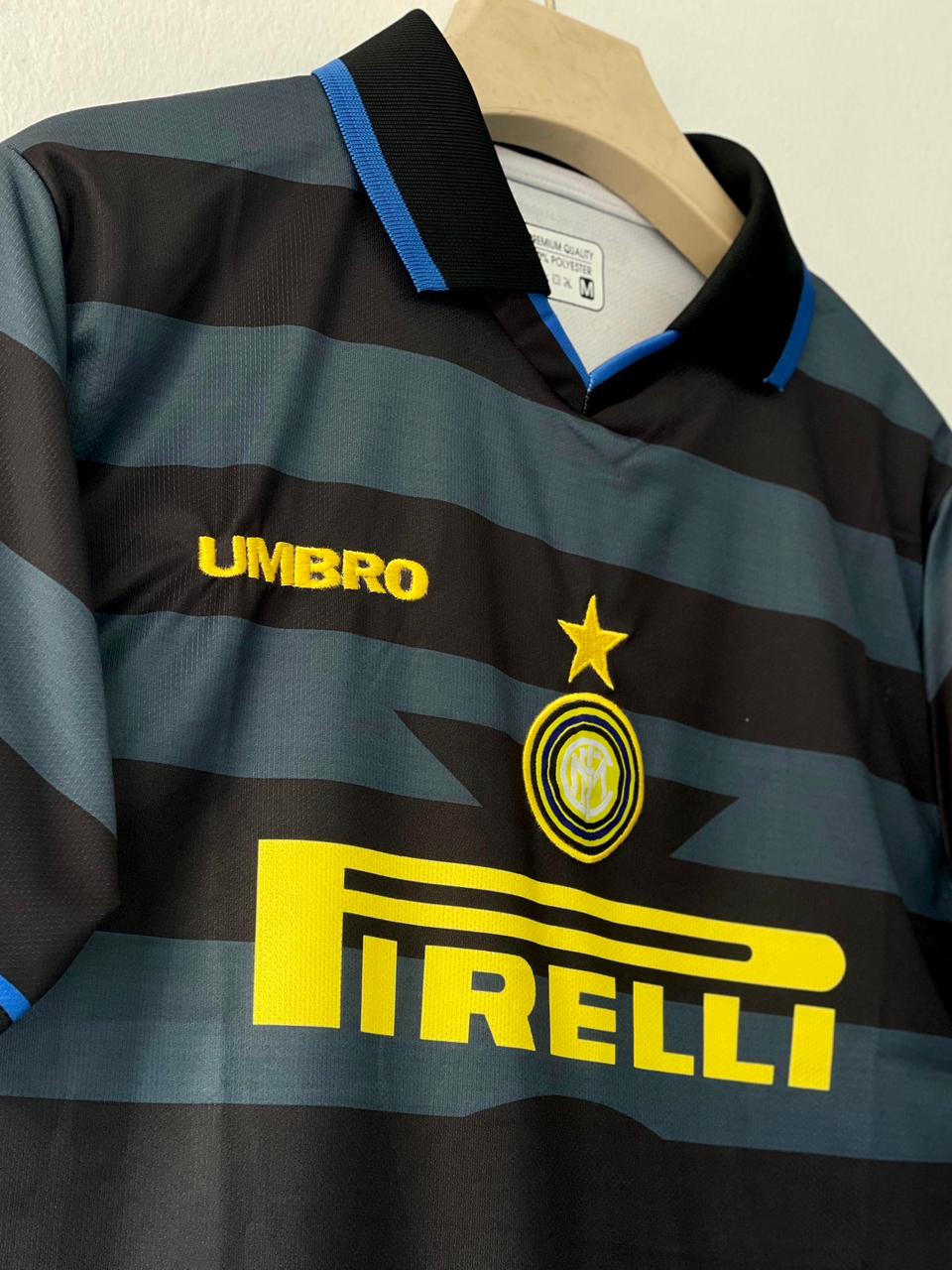 INTER MILAN 1997 - 1998 COLLAR EMBROIDERY THIRD JERSEY