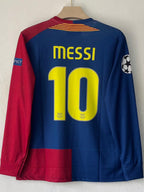 FC BARCELONA 2008 - 2009 FULL SLEEVE EMBROIDERY HOME JERSEY MESSI