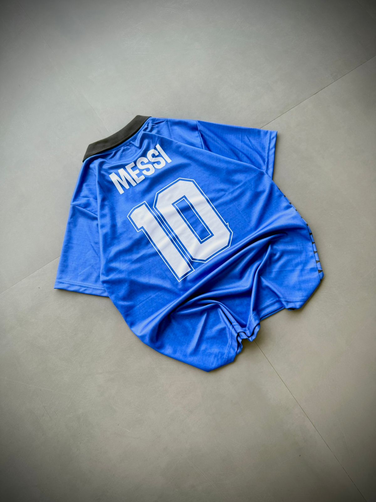 ARGENTINA 1994 AWAY JERSEY COLLAR PREMIUM EMBROIDERY MESSI