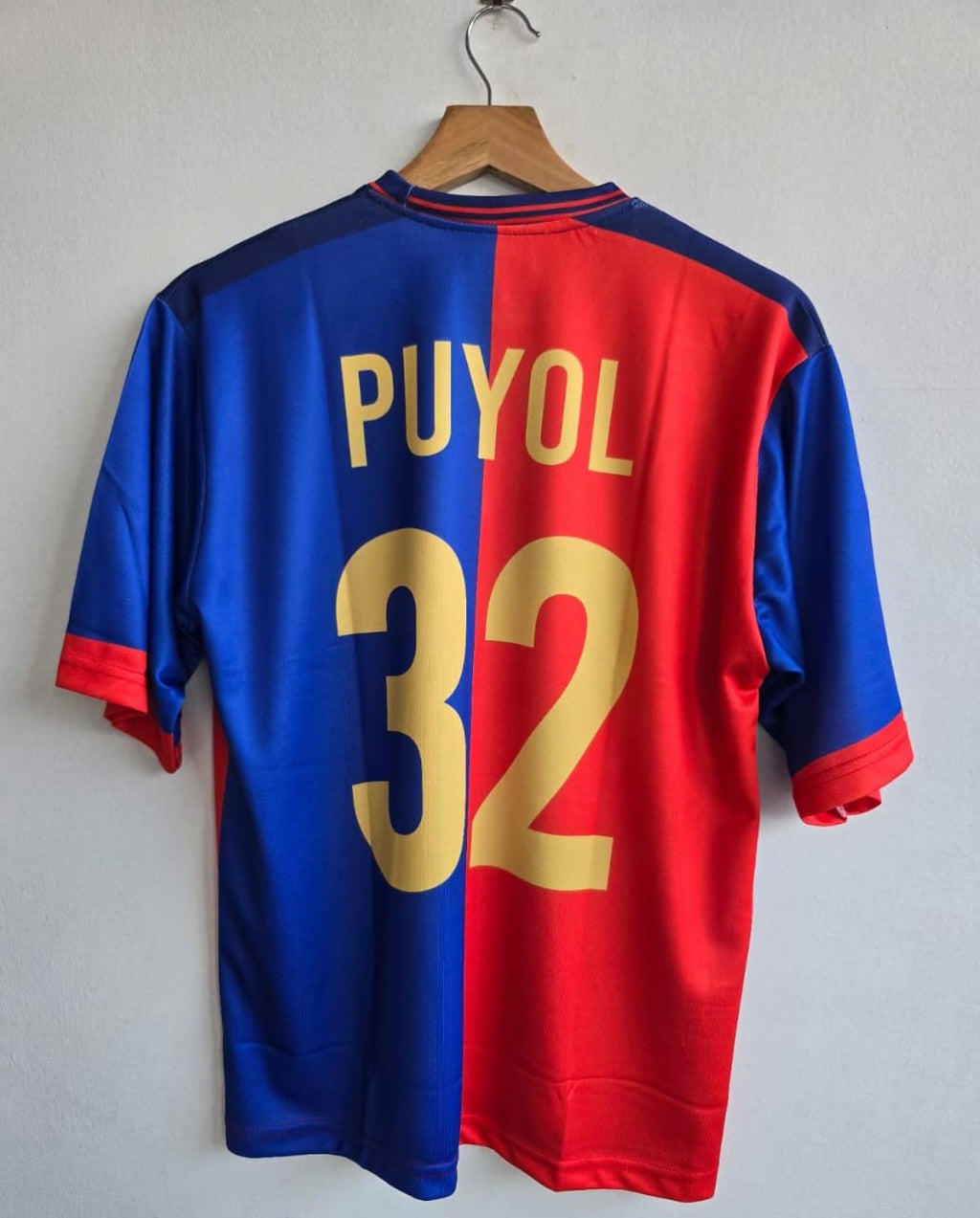 FC BARCELONA 1899 - 1999 FIVE SLEEVE HOME JERSEY PUYOL