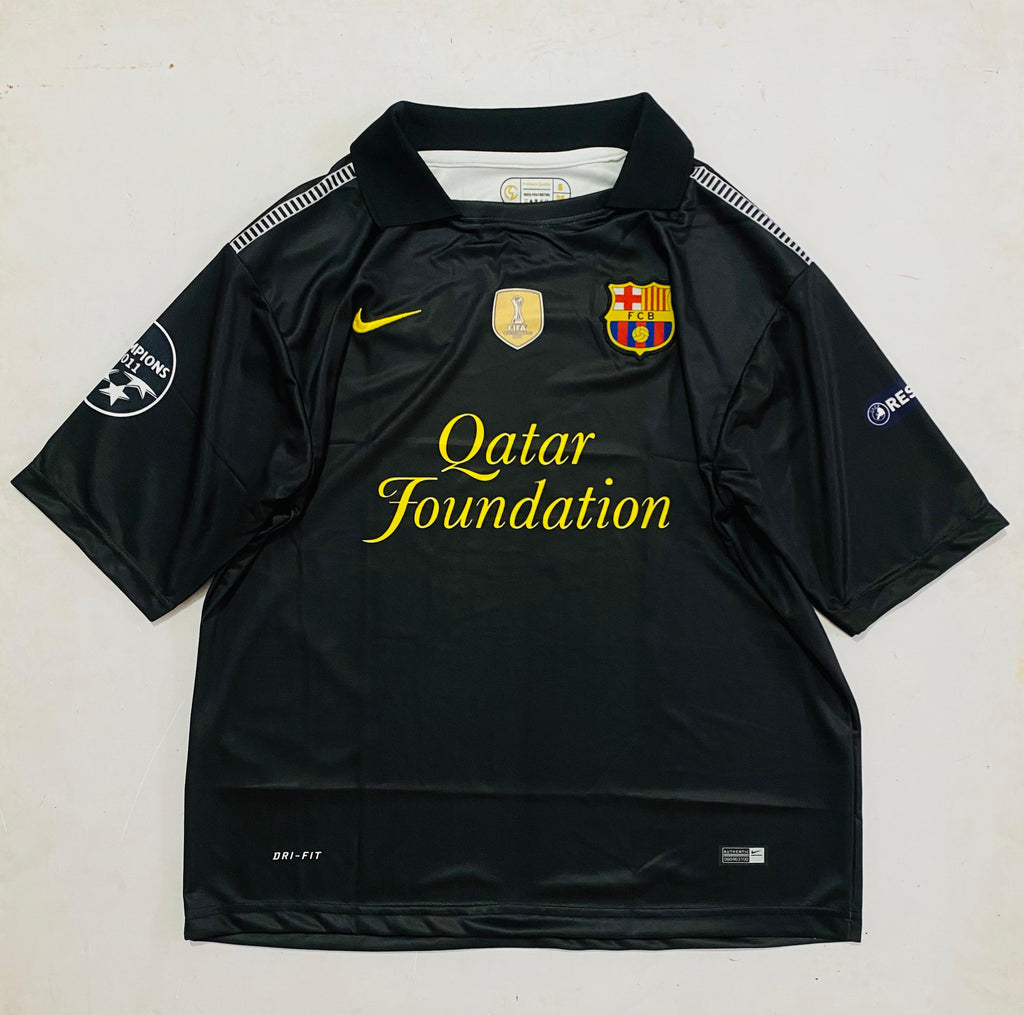 FC BARCELONA 2011 - 2012 COLLAR EMBROIDERY AWAY JERSEY MESSI