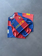 FC BARCELONA 2006 HOME JERSEY FIVE SLEEVE EMBROIDERY PREMIUM MESSI