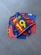 FC BARCELONA 2006 HOME JERSEY FIVE SLEEVE EMBROIDERY PREMIUM MESSI