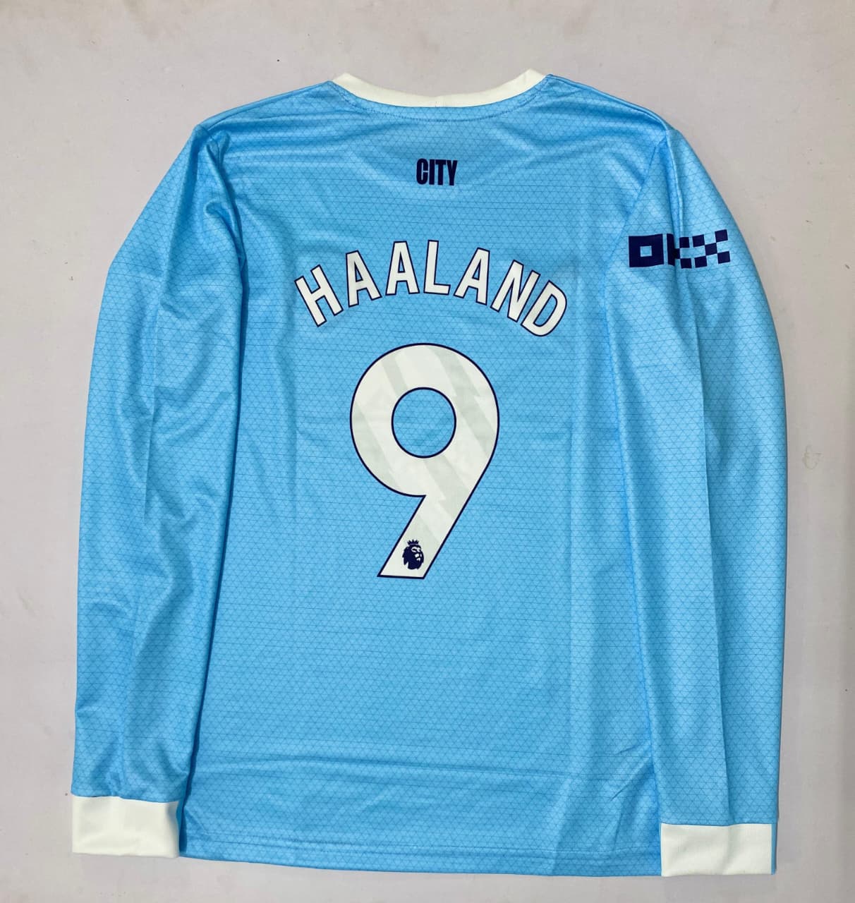MANCHESTER CITY 2025 - 2026 FULL SLEEVE EMBROIDERY HOME JERSEY HAALAND