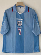 ENGLAND 1996 - 1997 FIVE SLEEVE AWAY JERSEY BECKHAM