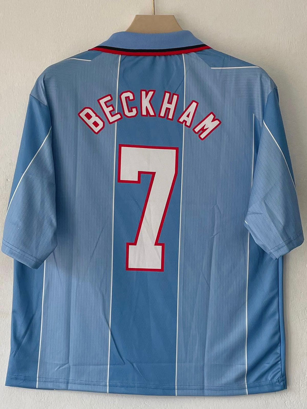 ENGLAND 1996 - 1997 FIVE SLEEVE AWAY JERSEY BECKHAM