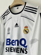 REAL MADRID 2006 - 2007 FULL SLEEVE EMBROIDERY HOME JERSEY BECKHAM