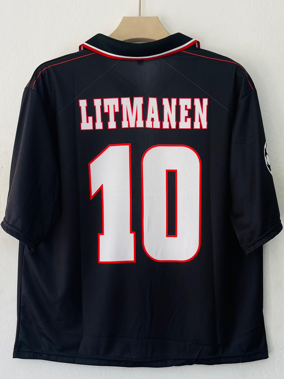 AJAX 1998 - 1999 COLLAR FIVE SLEEVE AWAY JERSEY