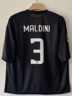 AC MILAN 2008 - 2009 FIVE SLEEVE THIRD JERSEY MALDINI