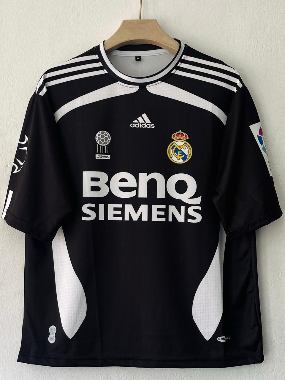 REAL MADRID 2006 - 2007 FIVE SLEEVE AWAY JERSEY BECKHAM