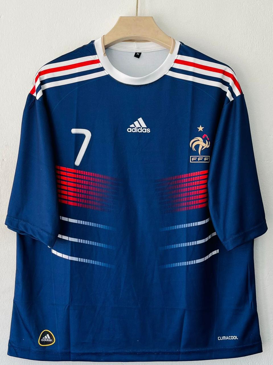 FRANCE 2009 - 2010 FIVE SLEEVE HOME JERSEY RIBERY