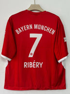 BAYERN MUNICH 2007 - 2009 FIVE SLEEVE HOME JERSEY RIBERY