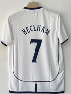 ENGLAND  2001 - 2003 HOME JERSEY BECKHAM