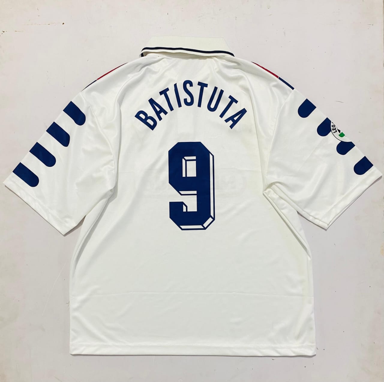 FLORENTINA 1998 - 1999 FIVE SLEEVE EMBROIDERY AWAY JERSEY BATISTUTA