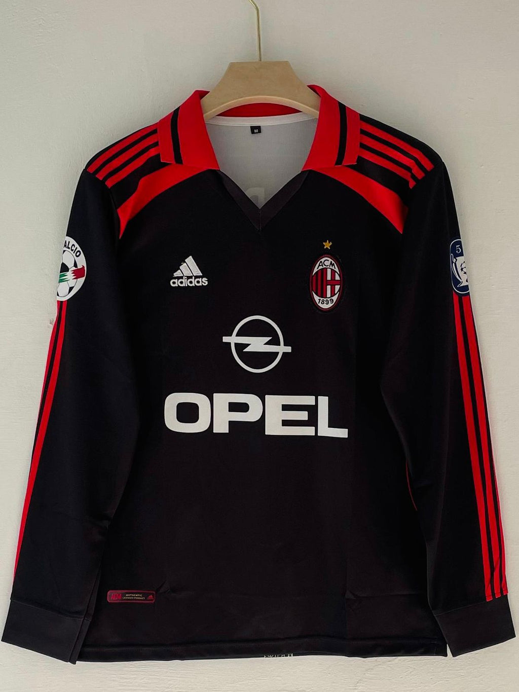 AC MILAN 2000 - 2001 THIRD JERSEY FULL SLEEVE PREMIUM EMBROIDERY MALDINI