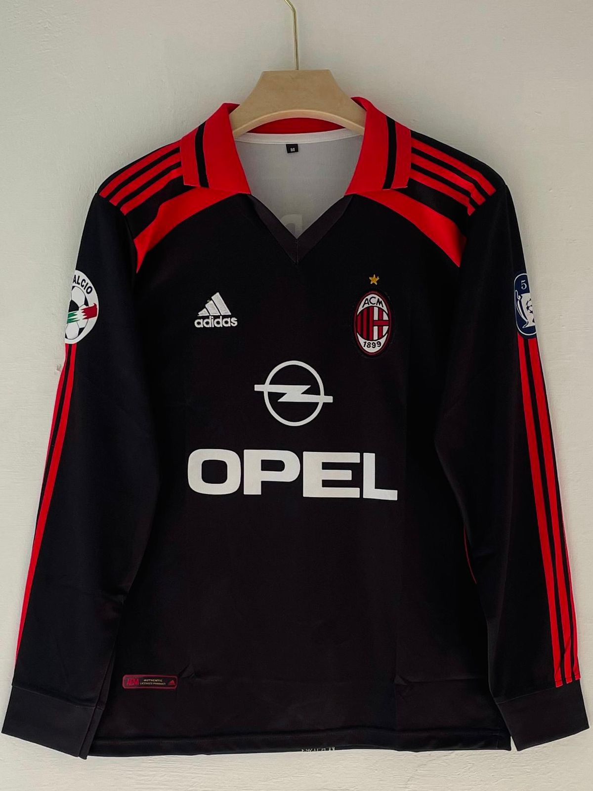 AC MILAN 2000 - 2001 THIRD JERSEY FULL SLEEVE PREMIUM EMBROIDERY MALDINI