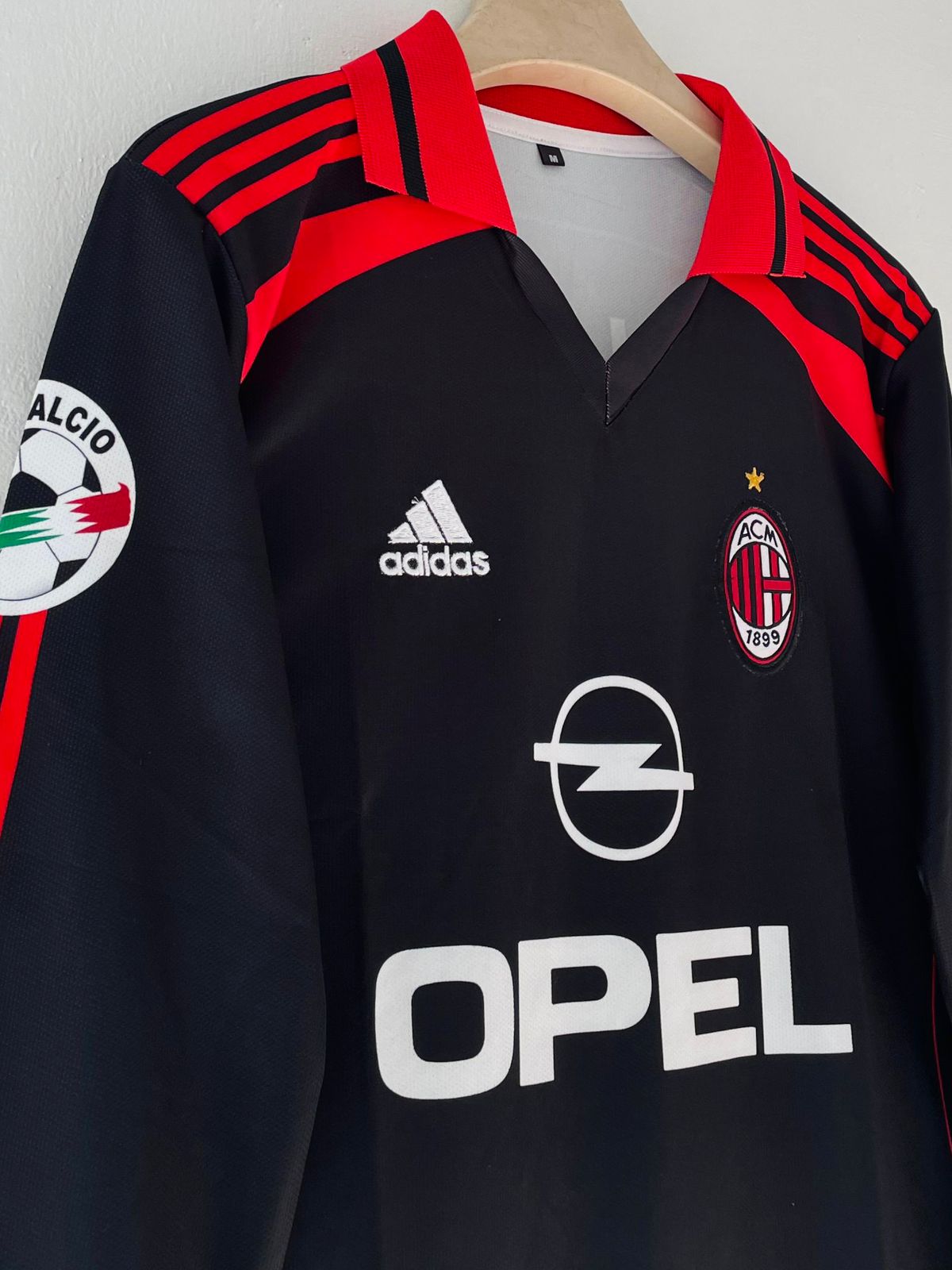 AC MILAN 2000 - 2001 THIRD JERSEY FULL SLEEVE PREMIUM EMBROIDERY MALDINI